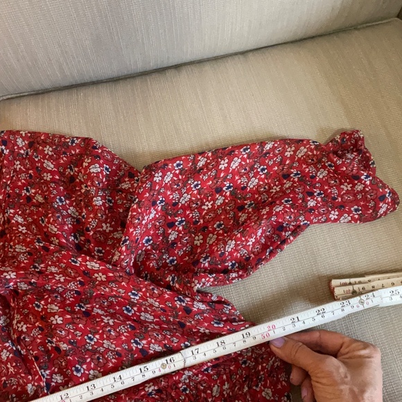 Pretty, sheer outer garment, 3/4 sleeve, sz Med - Picture 8 of 10